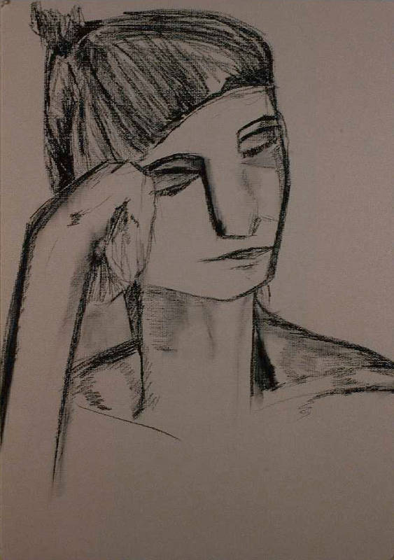 Thought | Charcoal on Paper